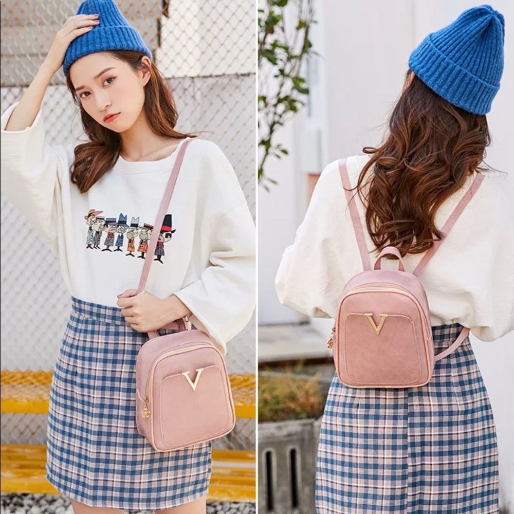 Mini vegan classic should backpack bag - Picture 4 of 7